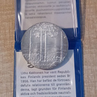 10 Mk 1975 Kekkonen 75v. Hopea 500 KL 9 - pikkukuva 1