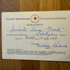 MLL jäsenkortti 1949 - pikkukuva 1