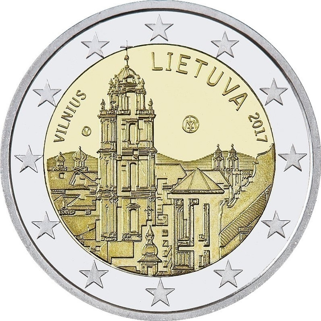 ** LIETTUA 2€ 2017 Vilna pillerissä **