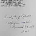 Eevi Kaasinen : Katkenneen sulan sanoma : runoja (signeer... - pikkukuva 3