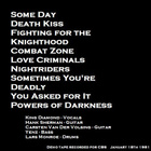 BRATS cbs demo 18/1/1981 ...king diamond mercyful fate - pikkukuva 2