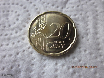 Suomi 20 cent, unc, v. 2013