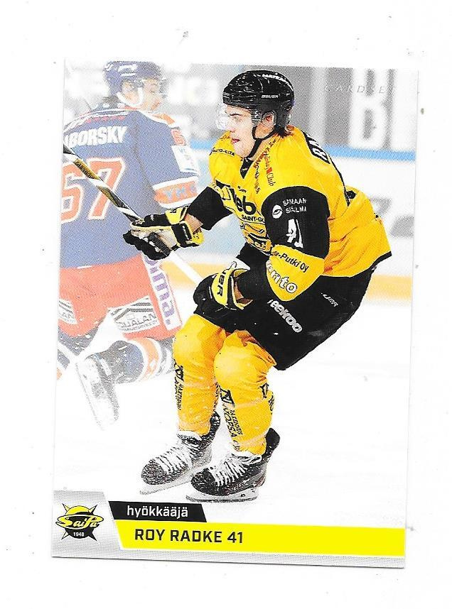 2018-19 Cardset #130 Roy Radke , Saipa