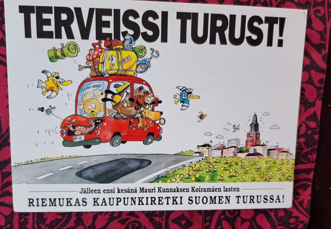 Mauri Kunnas: Terveissi Turust!, kulkenut