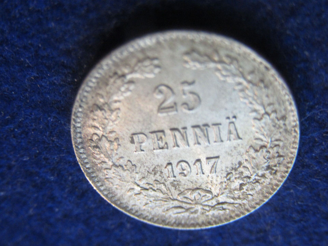 25 penniä 1917 I