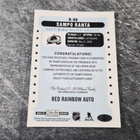 Sampo Ranta 2021-22 OPC Platinum Red Rainbow Auto - pikkukuva 2