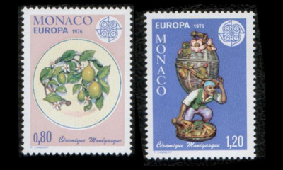 Monaco 1230-1 ** Europa (1976)
