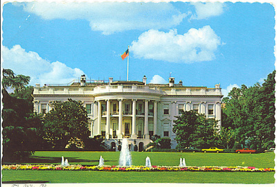 USA : The White House, Valkoinen Talo, Washington