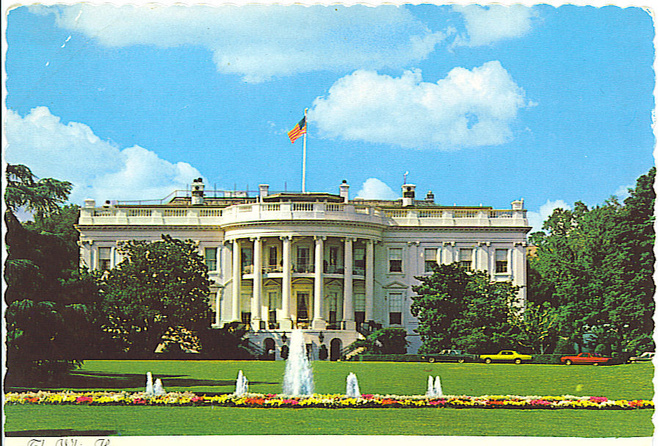 USA : The White House, Valkoinen Talo, Washington