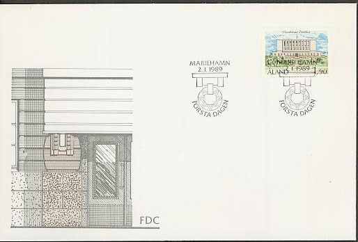 1989 Maarianhaminan kaupungintalo FDC