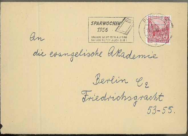 DDR Mi 456 kirje