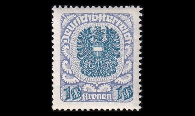 Itävalta 320xa ** Vaakuna 10 Kr violetinsin. (1920)