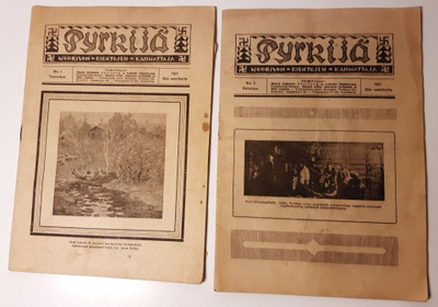 Pyrkijä lehdet 1921
