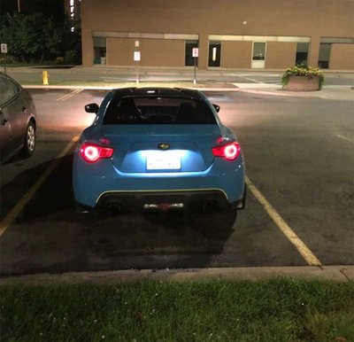 Subaru LED rekisterikilven valot — kirkkaan valkoinen 6000