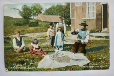VANHA Postikortti Lypertö Kustavi 1906