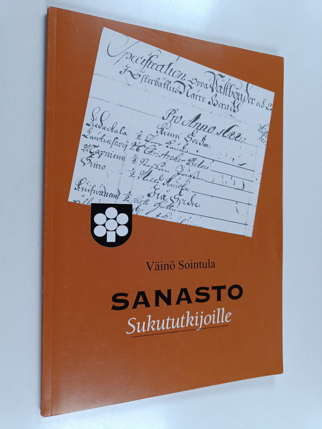 Väinö Sointula : Sanasto sukututkijoille