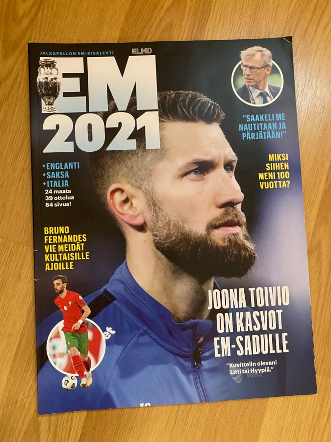 EM 2021 jalkapallo kisalehti 84 sivua