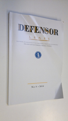 Defensor legis n:o 5/2016