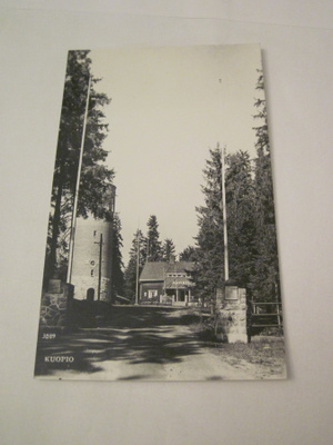 VANHA Postikortti Kuopio 1950-l Alkup.Mallikappale