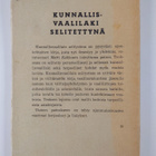 Urho Kekkonen : Kunnallisvaalilaki selitettynä - pikkukuva 2