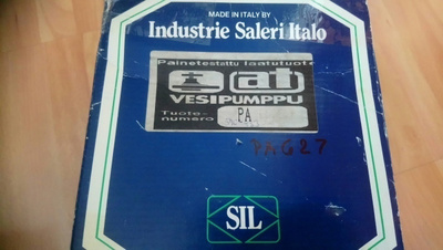 Fiat tempra, Tipo, Uno Vesipumppu Saleri SIL PA627P 590-433