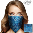 Viper Bandana, Sininen Paisley, 50x50cm 100% Puuvillaa UUSI - pikkukuva 2