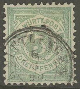 Wyrtemberg Mi 44b o