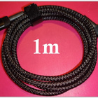 Musta punottu Toocki USB C - PD 100W kaapeli /1m #29684 - pikkukuva 1