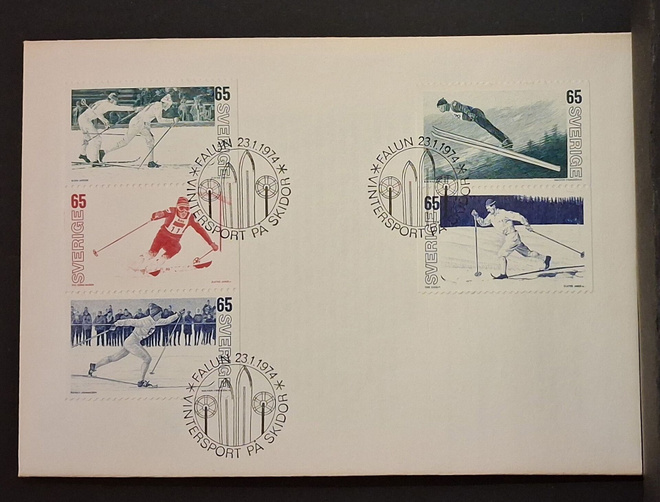 Ruotsi - Fa - H272 (853-857) FDC - 1974
