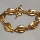 Upea 18k kullattu Kanadalainen rannekoru Gold plated Vintage - pikkukuva 1