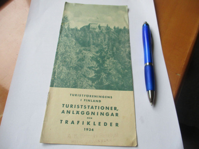 1934 SMY esite 8s. Koli, Petsamon kohteet ym ruotsinkielinen
