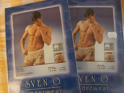Sven O. miesten pants bokserit S uusi 2kpl kuvio deadstock