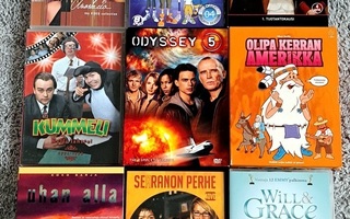 Sekalainen setti erilaisia tv-sarjoja - DVD