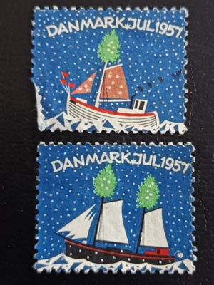 Tanska Joulumerkit 1957