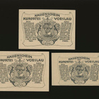 Itävalta Notgeld 10, 20, 50 Heller, Vöslau 1920 - pikkukuva 2