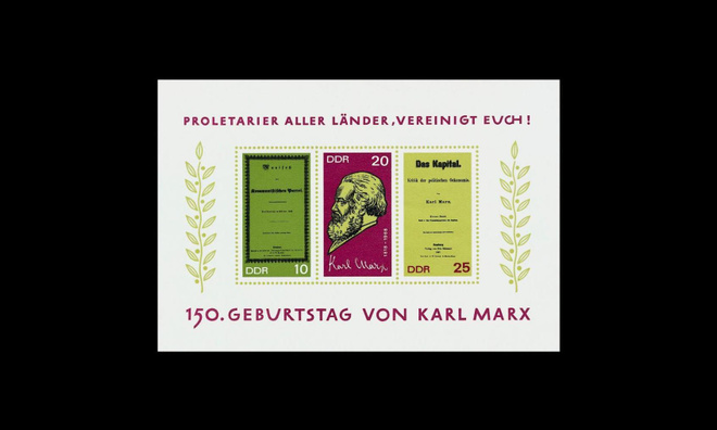 DDR 1365-8BL27 ** Karl Marx (1968)