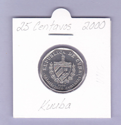 Kuuba 25 Centavos v.2000 KM#577
