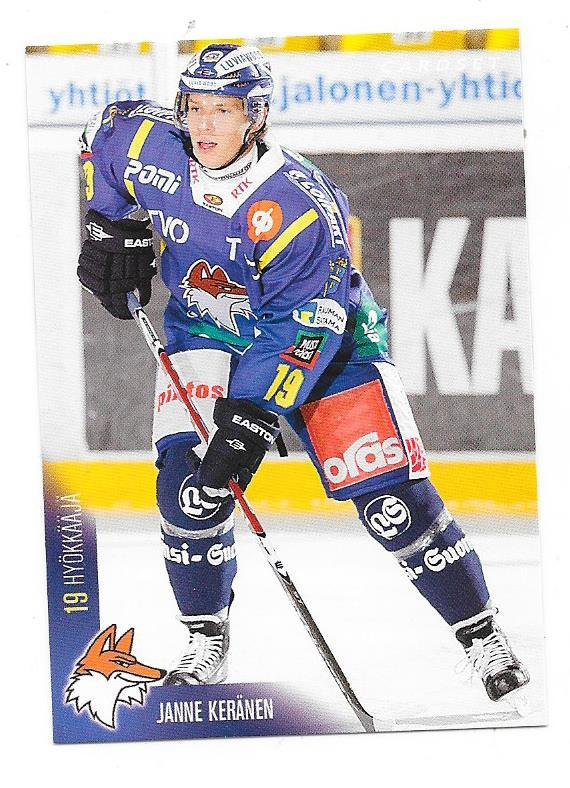 2010-11 CardSet #104 Janne Keränen Lukko