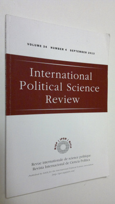 International Political Science Review - vol. 34, nr. 4/2013