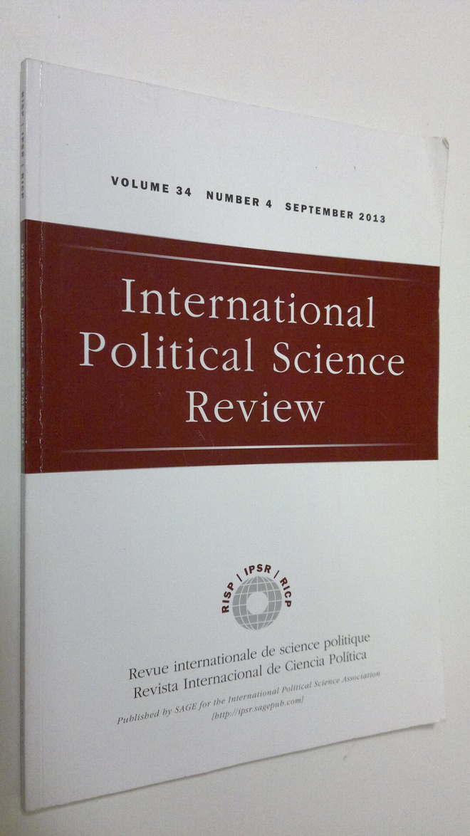 International Political Science Review - vol. 34, nr. 4/2013