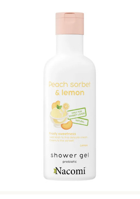Nacomi Peach Sorbet & Lemon 300 ml suihkugeeli
