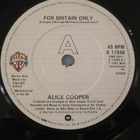 ALICE COOPER For Britain Only 7" vinyylisingle - pikkukuva 3