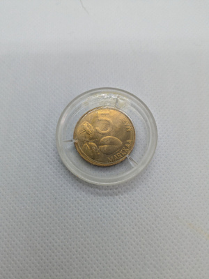 5 markkaa kapselissa 1992
