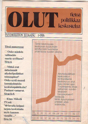 Olut, lehti 1976,...aloitusnumero.