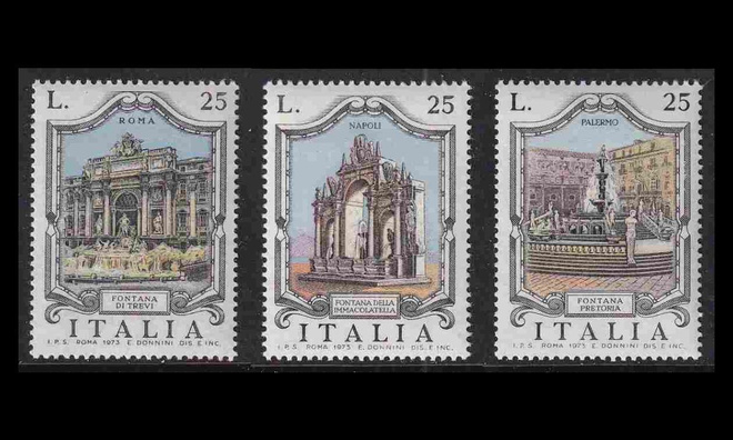 Italia 1424-6 ** Suihkulähteitä (1973)