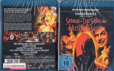 Masque Of The Red Death (47 989) UUSI -DE- BLU-RAY vincent