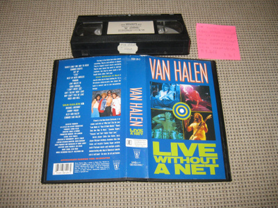 Van Halen - Live Without a Net-VHS (Sammy Hagar, 1986)