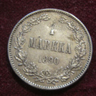1 markka 1890 - pikkukuva 1