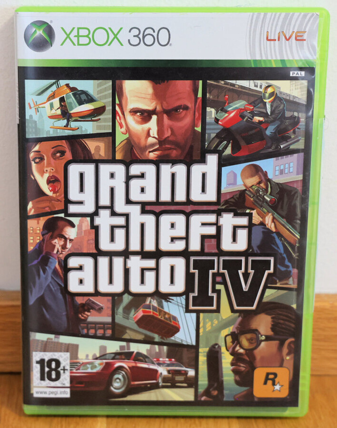 XBOX 360: Grand Theft Auto IV (GTA IV)
