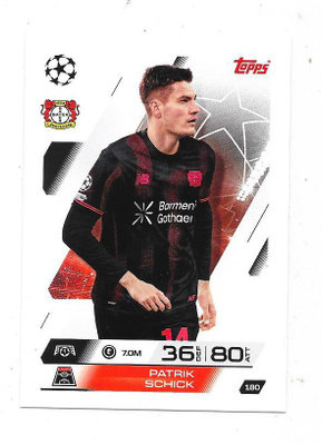2025-26 Topps Match Attax #180 Patrick Schick , Leverkusen
